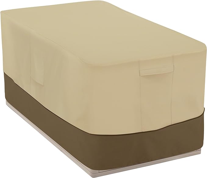Classic Accessories Veranda Water-Resistant 55 Inch Patio Deck Box Cover, Patio Furniture Covers