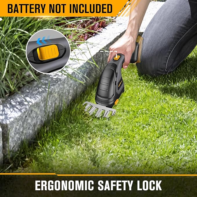 HEINPRO Hedge Trimmer Cordless Compatible with DEWALT 20V MAX Battery (Tool Only), Electric Hedge Trimmer Cordless Grass Trimmer, Bush Trimmer Grass Shears Handheld for Yard, Garden