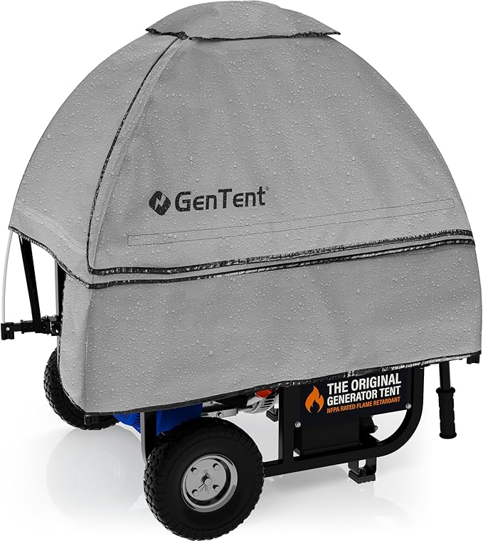GenTent Open Frame Running Cover – Universal Kit Generator Tent (Gray, Original - Standard)