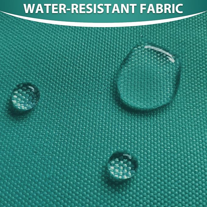 Waterproof Canvas Fabric by The Yard 58inch 600D Upholstery Material Polyester Fabric Outdoor Water Resistant Fabric for Sewing Chair Patio Cushion Purse Bag Interior, 15 Yard Teal