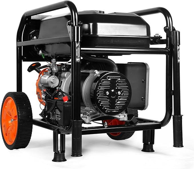 WEN 5600-Watt Portable Generator, Electric Start, 224cc, Transfer-Switch and RV-Ready with CO Shutdown Sensor (GN5602X)