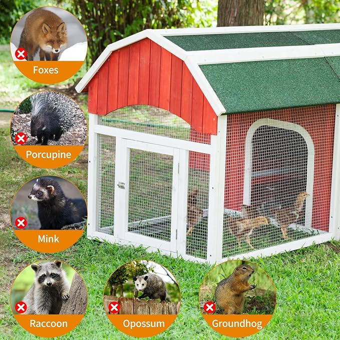 Gartist 1/2inch 16"x50' Chicken Wire Fencing Roll, Galvanized Hardware Cloth, 19Ga Hot-Dip Welded Preventing Snakes, Raccoons and Foxes