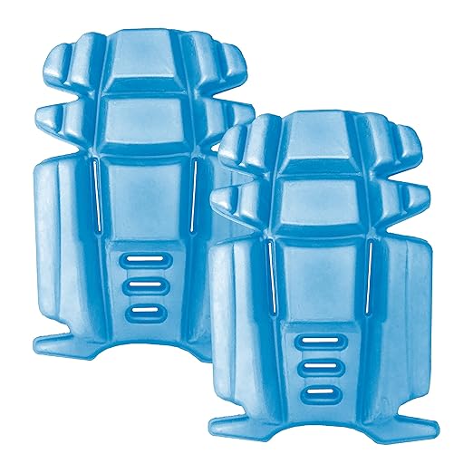No Strap Knee Pad Insert for Work Pants, Uniforms, and Tactical Pants, Breathable Pocket Knee Pads for Gardening, Construction, Flooring, Cleaning, and Garage, 9.3''×6.5''×1'', Blue