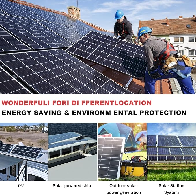 Twin Wire 30FT Solar Extension Cable - 10AWG (6mm²) Solar Panel Connector, with 6 Pairs-IP67-Male/Female Solar connectors for Outdoor Automotive RV Boat Marine Solar Panel- Black & Red
