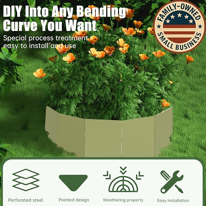 Decoroca Hillside Planter for Slope - Innovative & Durable Terrace-Style Planters for Slope Gardening - Prevent Soil Erosion, Beautify Hillsides & Landscapes (40" W x 14" H/Set of 4)