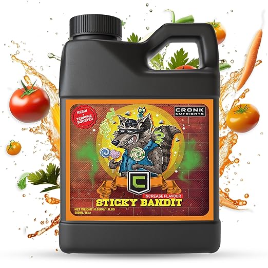 Cronk Nutrients Sticky Bandit Plant Food Carbohydrate – Boost Plants Flavour and Resin Production – Suitable for Soil, Soilless and, Hydroponic – Increase Aroma and Taste, 500mL