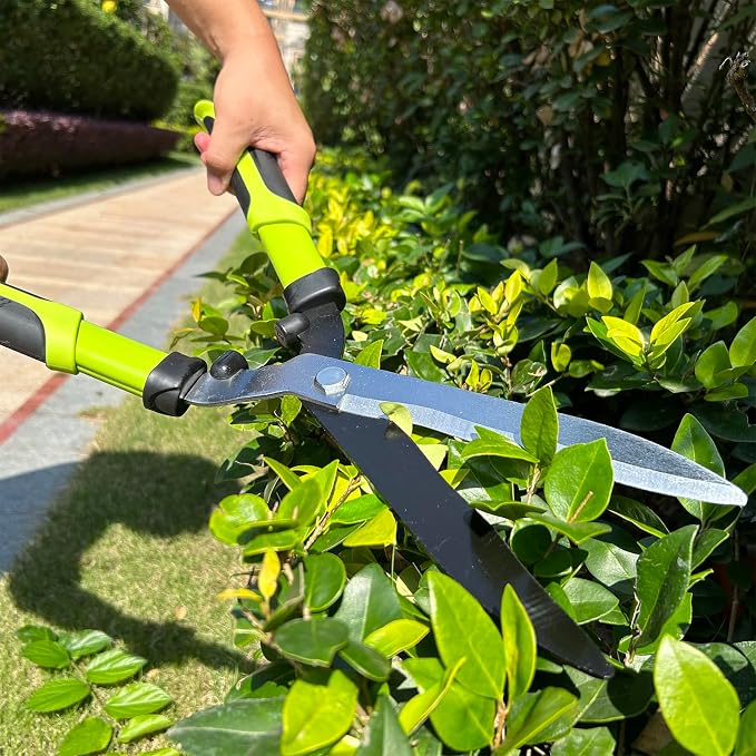 YRTSH Loppers Hedge Clippers Garden Shears, 3PCS Yard Tools Combo Set Tree, Shrub & Bush Care Kit for Lawn Garden, Branch Cutter with Compound Action Tree Trimmer & Trimming Borders