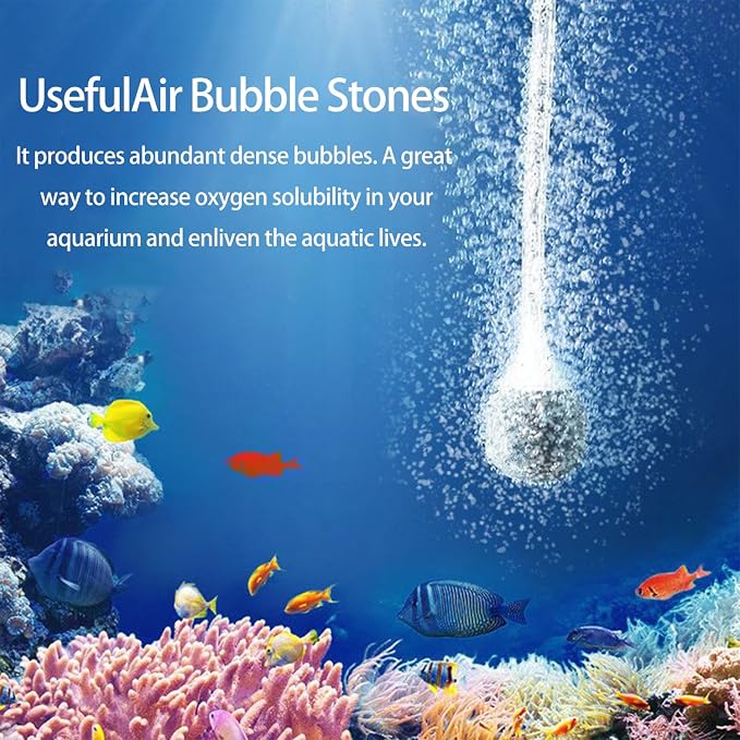 Solar Fish Tank Oxygen Pump, 2W Plug-in Aquarium Oxygenator, Fishing Oxygenator Air Pump with Piped Bubble Rock for Fish Tanks, Outdoor Ponds (Single Head Direct Drive)