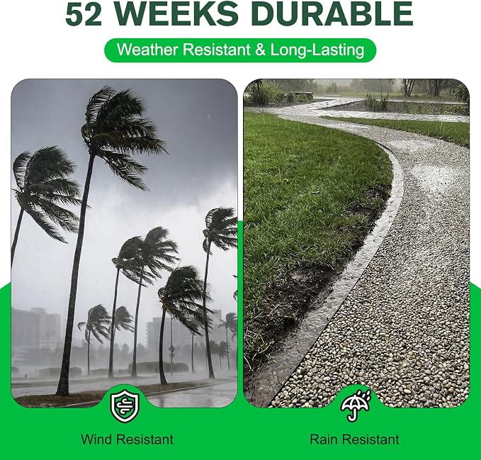 Teexpert Mulch Binder for Landscaping, Rock Glue, Pea Gravel Adhesive Concentrate 512oz, Heavy Duty Outdoor Stone Lock for Slope, Between Paver, Flower Bed, Fast Dry Mulch Anchor Safe for Plants Pets