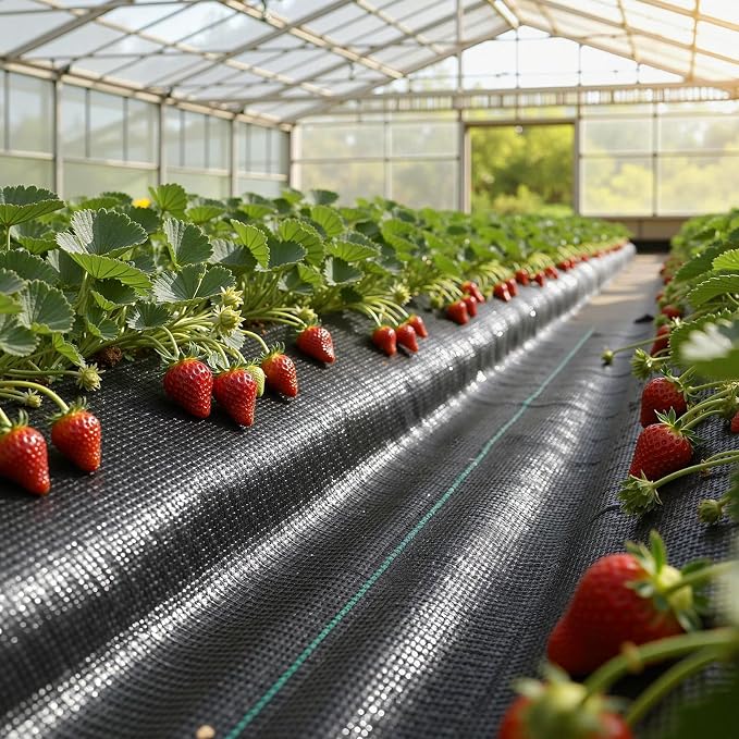 VEVOR 3x100FT 3.2oz Weed Barrier Fabric Heavy Duty, Landscape Fabric, Weed Blocker Fabric, Garden Weed Mat Lawn Fabric, Weed Control Fabric, Driveway Fabric, Ground Cover, Woven Landscape Cloth, Black