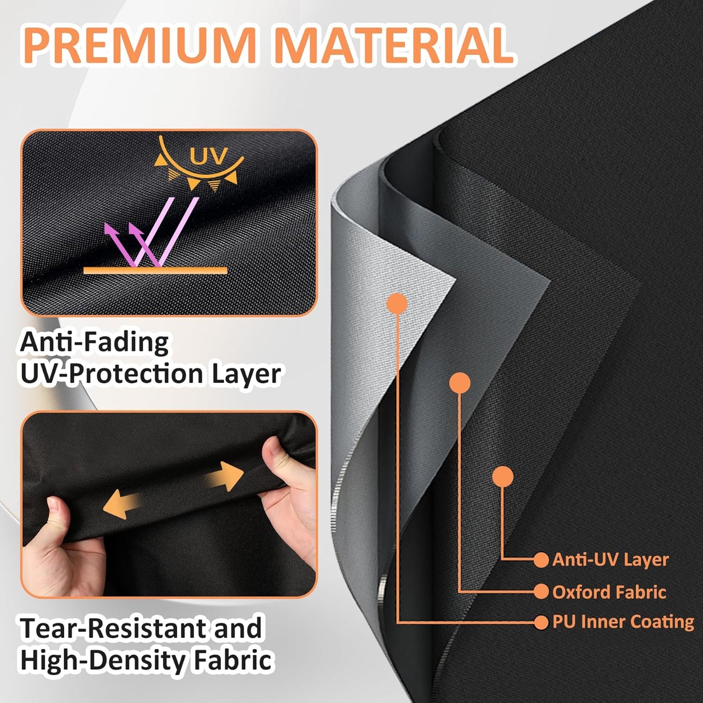 Pizza Oven Cover for Big Horn Outdoors Gas Pizza Oven, Waterproof Dustproof Pizza Oven Cover, Outdoor Oven Accessory, Heavy Duty Cover for Big Horn Outdoors Oven