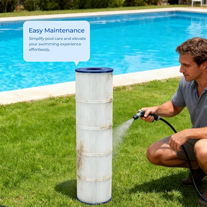 CX880XRE Pool Filter Cartridge, Compatible with Hayward SwimClear C4000, C4020, C4025, C4030, Hayward C880E, CX880XREPAK4, Pleatco PA106, PA106-PAK4, Unicel C-7488, 4 Pack