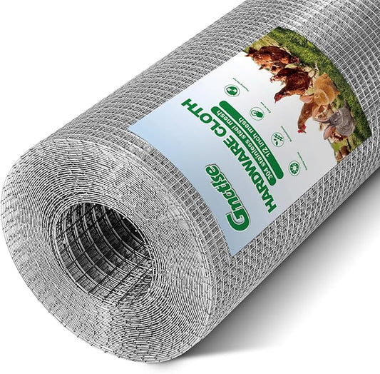304 Stainless Steel Hardware Cloth 1/2" Large Size 20 GA 48in×96ft Roll | stainless hardware cloth 304 rust resistant heavy duty easy to cut