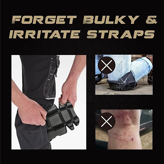 Knee Pad Inserts for Work Pants, Uniforms, and Tactical Pants, Breathable Knee Pad Inserts for Garden, Construction, Floor, Cleang, and Garage 9.3''×6.5''×1'', Black