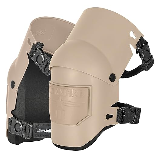 Sellstrom Ultra Flex KneePro Professional Knee Pads for Men & Women with Thick Foam Cushioning & Heavy Duty Hard Outer Shell - Adjustable Straps with Speed-Clips & Ergonomic Metal Hinges - for Construction Work, Gardening, Roofing, Flooring