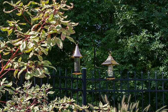Good Directions T01P Pagoda Style, Pure Copper Bird Feeder, Wild Bird Feeder, Easy to Hang