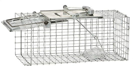 Havahart Easy-Set Catch and Release Small 1-Door Humane Live Animal Trap for Squirrels, Rabbits, Skunks, and Other Small Animals - 1083
