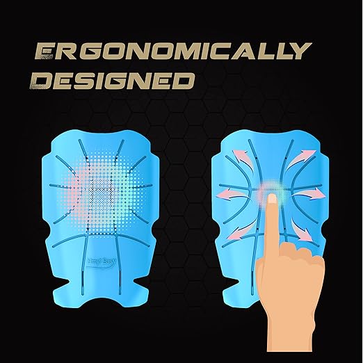 Breathable No Strap Knee Pad Insert for Work Pants/Bibs, Uniforms, and Tactical Pants, Heavy Duty Pocket Knee Pads for Construction, Flooring, Gardening, and Garage, 11.5''×7.9''×0.45'', Blue 3 Pairs