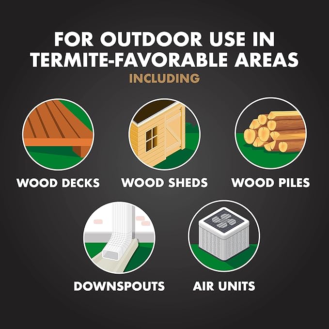 Spectracide Terminate Termite & Carpenter Ant Killer Concentrate, Kills Termites, Ants and Carpenter Ants, 32 fl Ounce