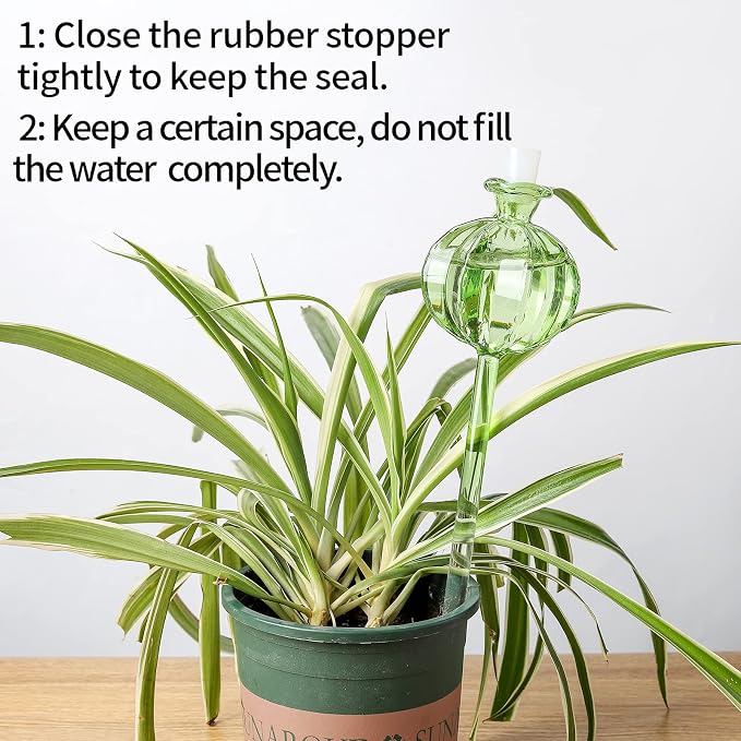 KGCCIZI Self Watering Planter Insert. Plant Watering Devices. 3-Pack Cactus Plant Watering Bulbs. Plant Watering Globes. Plant Gifts Plant Lover Gifts