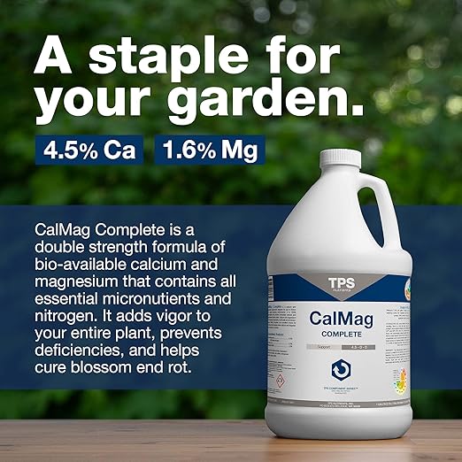 Cal-Mag Complete – Calcium Magnesium Supplement with Micronutrients to Correct Deficiencies in Soil & Hydroponics, 1 Gallon
