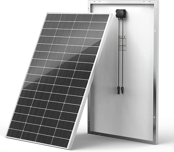 HQST N-Type 16BB 200 Watt Solar Panel, Compact & Lightweight Solar Panels with 30 Years Lifespan, up to 25.4% Efficiency, Grade A+ Cells, IP65 for RV, Van, Trailer, Marine, Rooftop, Farm, Off Grid