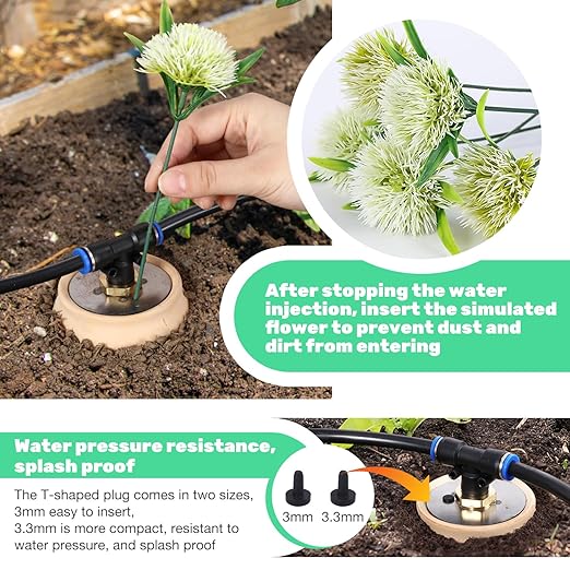 4pcs Olla Pot 41oz Drip Irrigation System 4x4x8in Olla Watering System Insert Devices Terra Cotta Clay Irrigation Pots Watering System for Outdoor Plants Irrigation