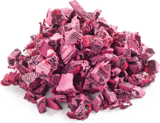 Playsafer Rubber Mulch Nuggets Protective Flooring for Playgrounds, Swing-Sets, Play Areas, and Landscaping (Hot Pink, 39 CU. FT. - 1,000 LBS)