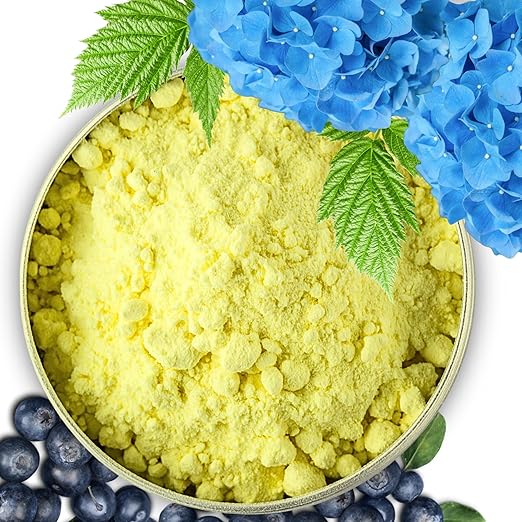 Elemental Sulfur for Soil - 90% Purity Wettable Sulfur Powder for Plants - Garden Soil Acidifier for Blueberries & Hydrangea Blue (5 quarts)