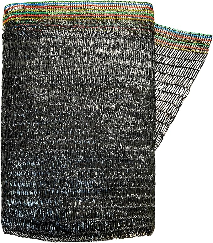 55% Shade Cloth for Garden, Sunblock Mesh UV Resistant Net for Vegetables Flowers Greenhouse Raised Bed, Plant Shade Cover from Sun, Black (6.5X13 FT)
