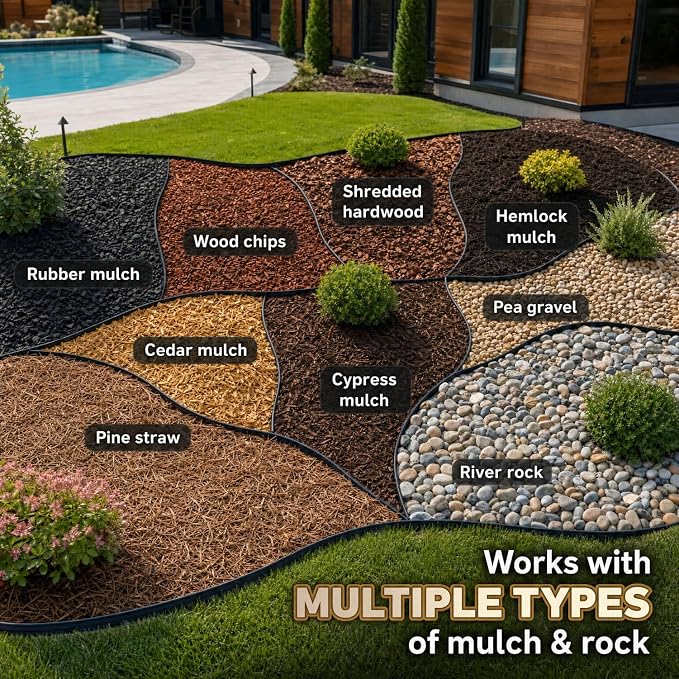 Teexpert Rock Glue for Landscaping: 170OZ Water-Based Formula Mulch Binder for Rocks & Mulch Gravel Pebbles, 100% Permeable Safe for Kids Plants Pets Fast-Drying Easy to Use for Holds 12 Months