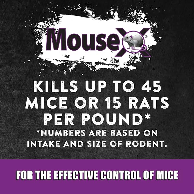 MouseX Throw Packs- for All Species of Rats Mice Safe Around Pets