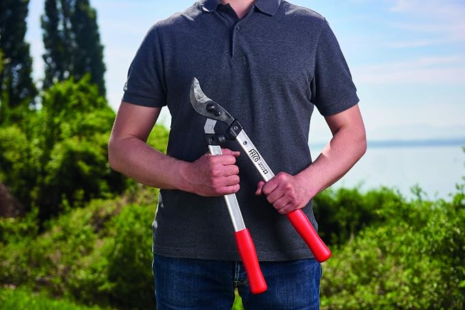 Felco Pruning Loppers (F 211-60) - Heavy Duty Ergonomical Hedge & Tree Limb Trimmer (60cm)