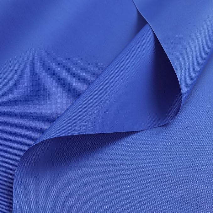Nylon Fabric, 58" W 420D Waterproof Fabric 2 Yard Ripstop Nylon Material Outdoor Upholstery Twill Sewing Material for Patio Chair, Lining, Cushion, Purse, Tote Bag, Tent, Tarp Cover, DIY Project Blue
