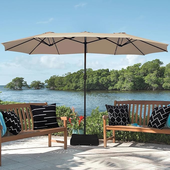 Adabana Outdoor Black Pillow Covers Set of 4 18 x 18 Boho Gemetric Decorative Throw Pillow Cover for Farmhouse Patio Couch Sofa Living Room Country