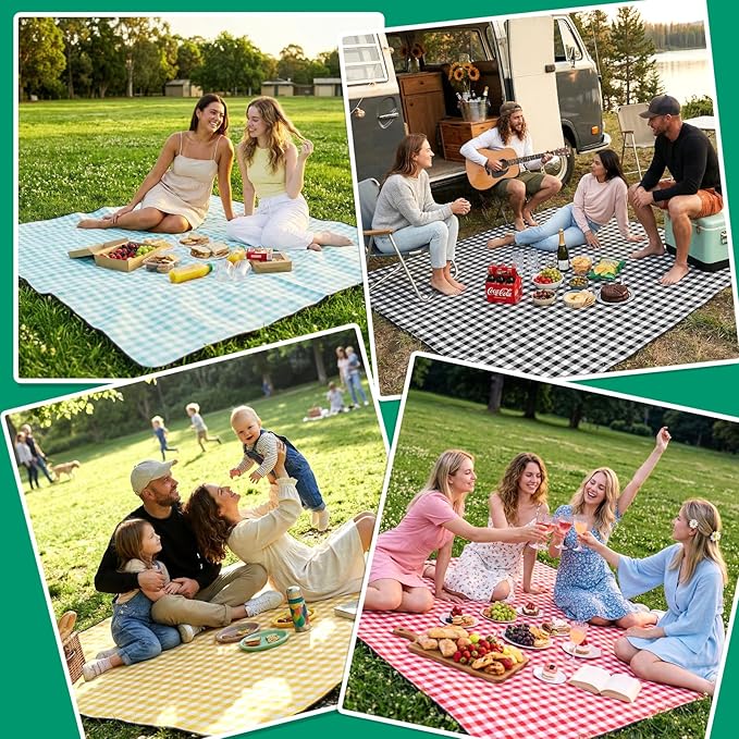 Waterproof Beach Blanket Picnic Camping Mat Extra Large Portable Umbrella Wagon Folding Pop Tent Sun Shelter Shade Canopy Ball Cart Anchor Fan Mesh Rubber Bag Tote Toallas Manta de Playa