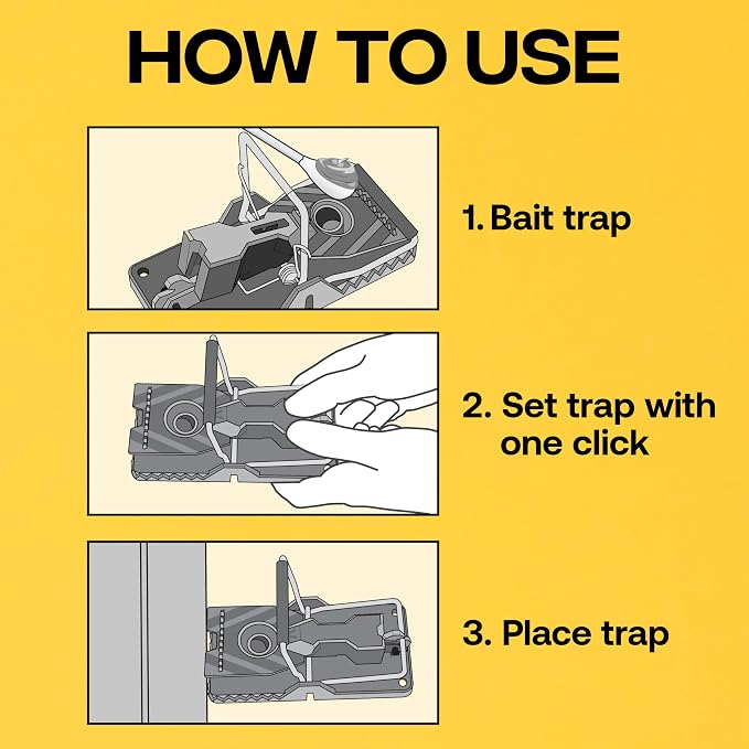 Victor M144-2B Instant Power-Kill Easy Set Reusable Rat Trap - 2 Traps