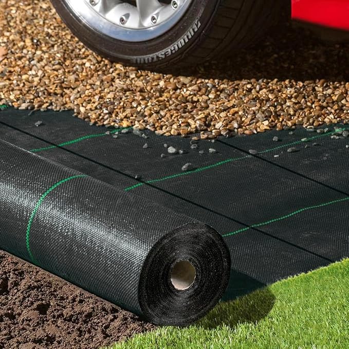 Garden Weed Barrier Fabric, Heavy Duty Landscape Fabric, Ground Cover Weed Blocker Cloth, Landscaping Fabric for Garden, Vegetable Beds, Path Way (WBF-4ft x 300ft)