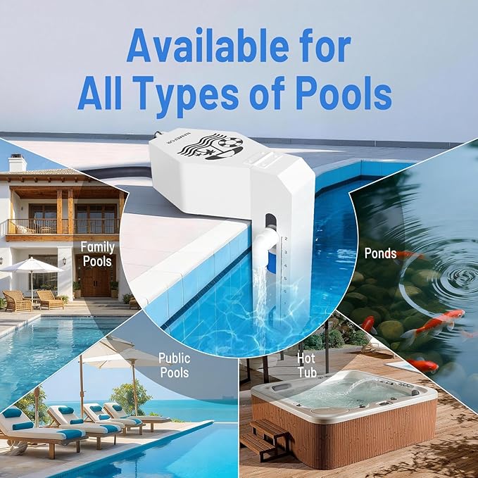 Automatic Pool Filler, Premium Metal Water Leveler Auto Fill, Anti-Corrosion Coating, 2-9 Inch Adjustable Float Valve, Easy Installation, Inground Pools, Above-Ground Pools, Garden Ponds