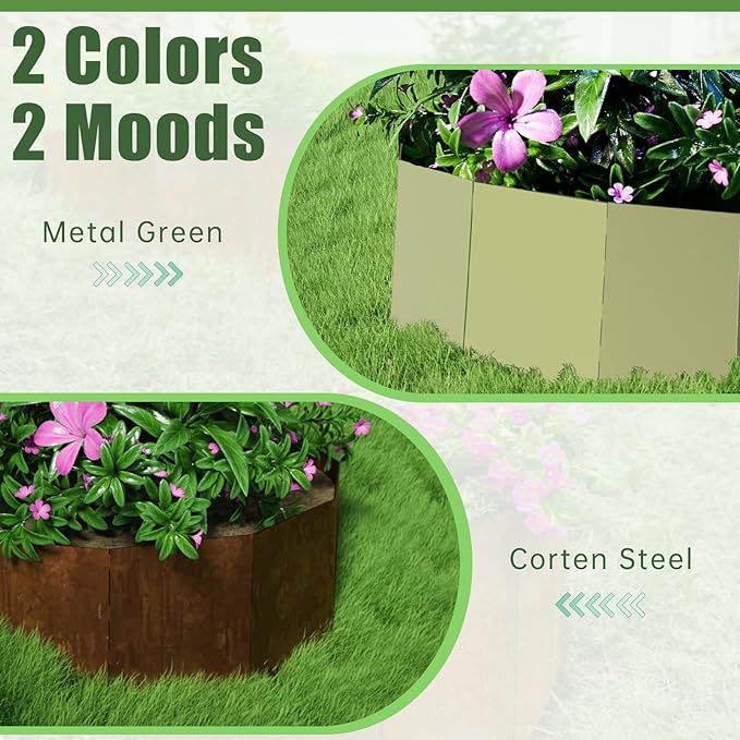 Decoroca Hillside Planter for Slope - Innovative & Durable Terrace-Style Planters for Slope Gardening - Prevent Soil Erosion, Beautify Hillsides & Landscapes (40" W x 14" H/Set of 2)