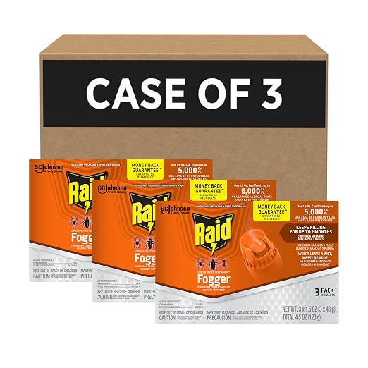 Raid 305690 Concentrated Deep Reach Fogger, 1.5 oz Aerosol Can, 3/Pack, 12K/CT