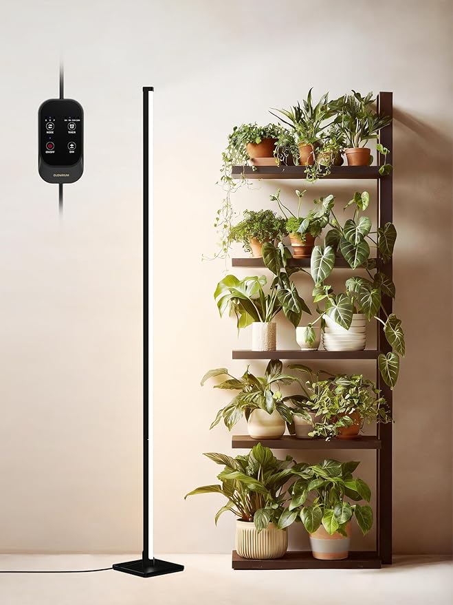 Grow Light with Auto-Timer, Hanging and Standing Grow Lights for Indoor Plants,3 Light Modes, Detachable Full Spectrum Plant Lights for Wide Area Coverage in Indoor Plants (45 in)