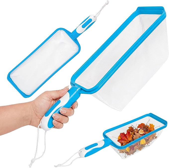 The Skimmie Swim-N-Scoop in-Pool Handheld Skimmer Net for Scooping Debris, Leaves, and Bugs While Swimming