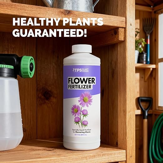 Flower Fertilizer – Liquid Plant Food for More Blooms, Bigger Flowers & Vibrant Color, 8 oz