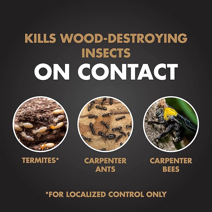 Spectracide Terminate Termite And Carpenter Ant Killer 1.33 Gallons, Includes AccuShot Sprayer, 4 Pack