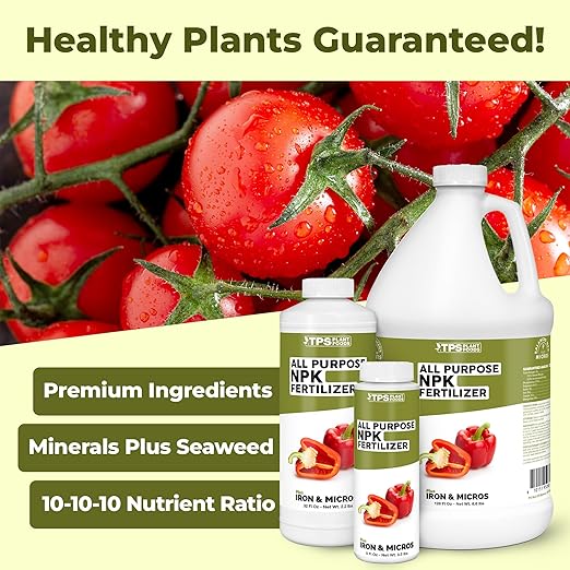 All Purpose NPK Fertilizer – Complete Liquid Plant Food for Balanced Nutrition, Vigorous Growth & Strong Root Development, 1 Gallon