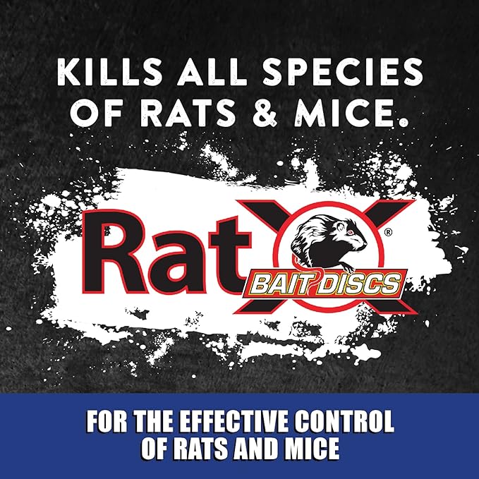 RatX Bait Discs 1 lb. Bag - Contains 45 Discs - for Indoor or Outdoor Use