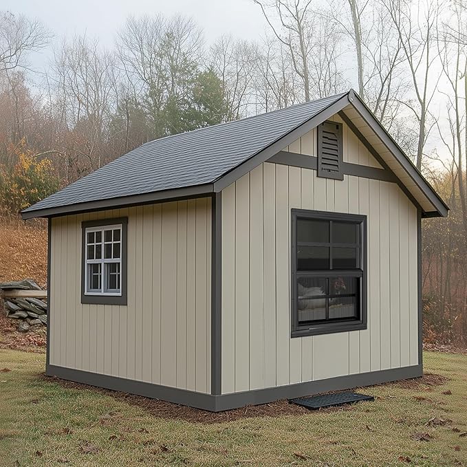WRISIN 2 Pack Shed Windows 30" W x 36" H Flush Mount, Black Household Windows for Playhouses, Barns, Chicken Coop