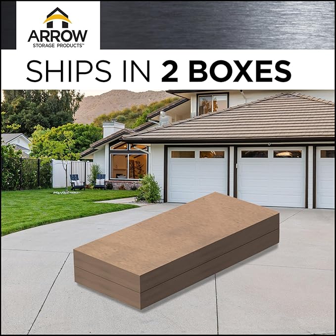 Arrow 15' x 9' Two-Sided Carport Enclosure Wall Kit for 7' or 9' Carports, Heavy-Duty Galvanized Steel Carport Enclosure Panel, 2 Walls, Charcoal