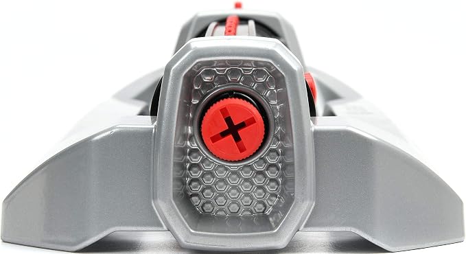 Eden 94116 Heavy Duty Metal 3-Way Oscillating Sprinkler for Large Lawn and Garden W/Quick Connect Starter Set